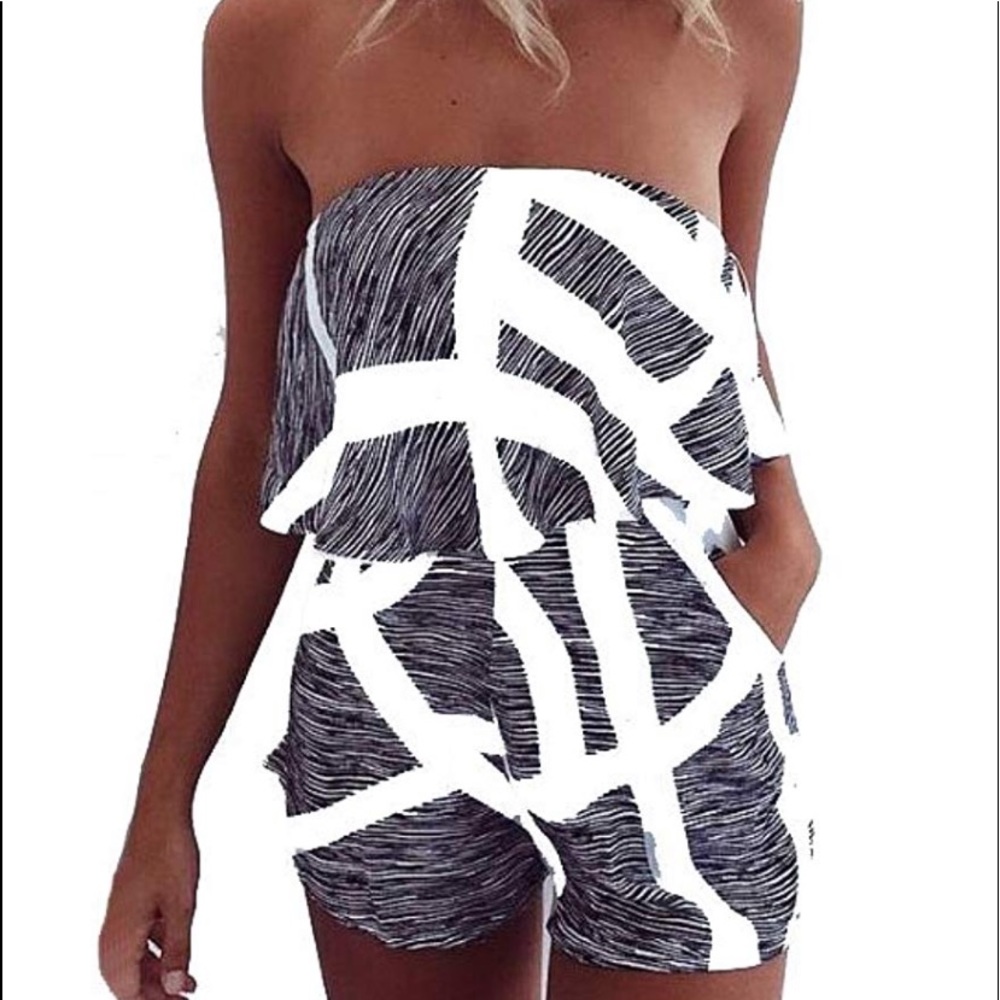 Off the shoulder romper